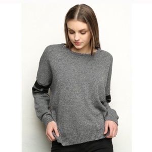 Grey Brandy Melville Crewneck Sweater